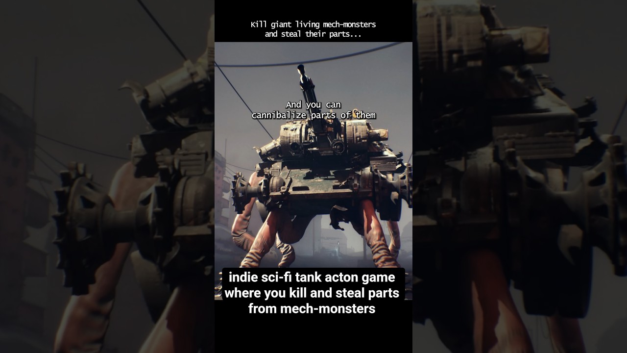Kill giant living mechs and steal their parts in TankRat! #ad #gaming