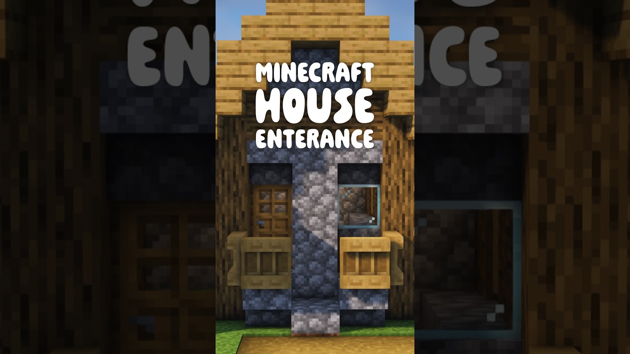 SIMPLE MINECRAFT DOOR  #minecraft