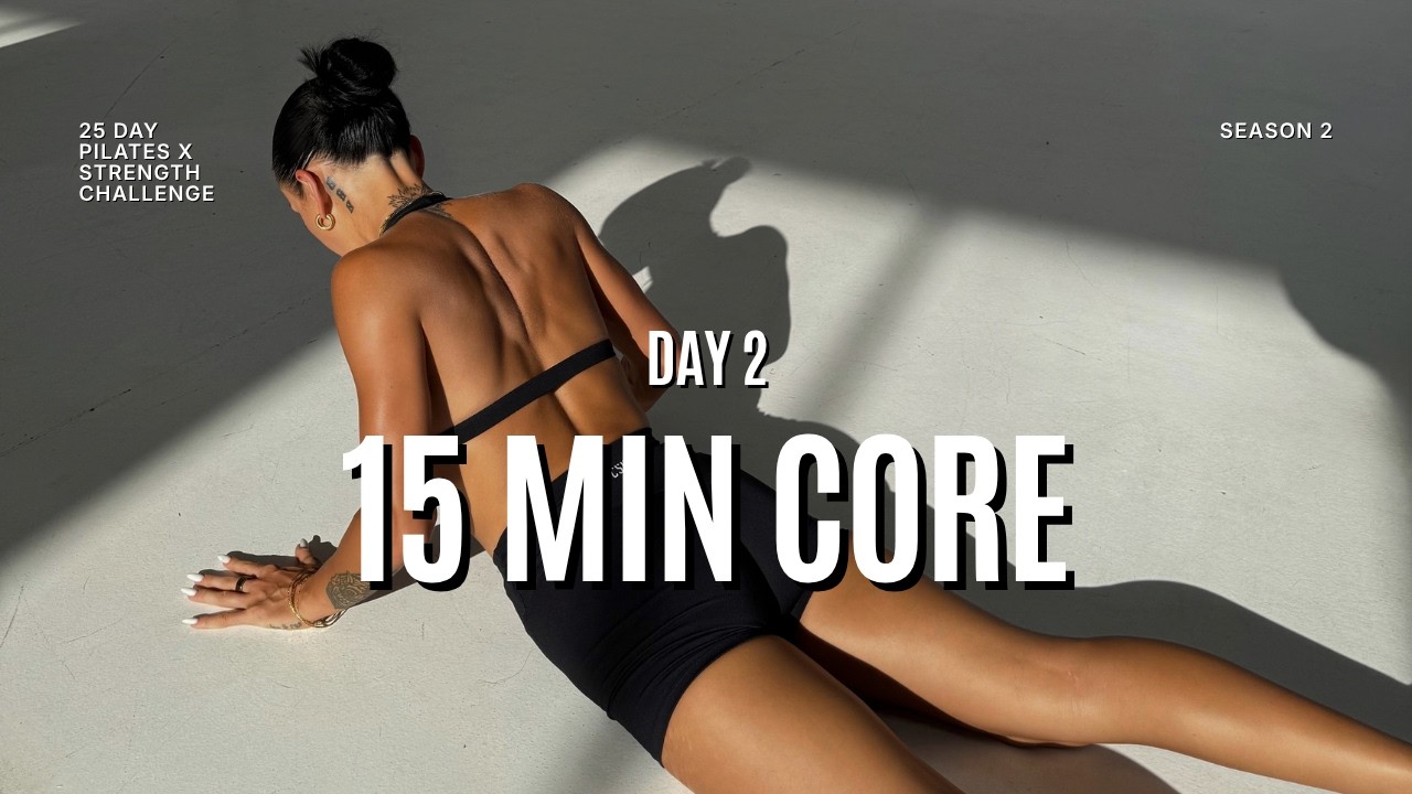 25 DAY CHALLENGE SEASON 2 | DAY 2 15 MIN CORE WORKOUT | Intermediate