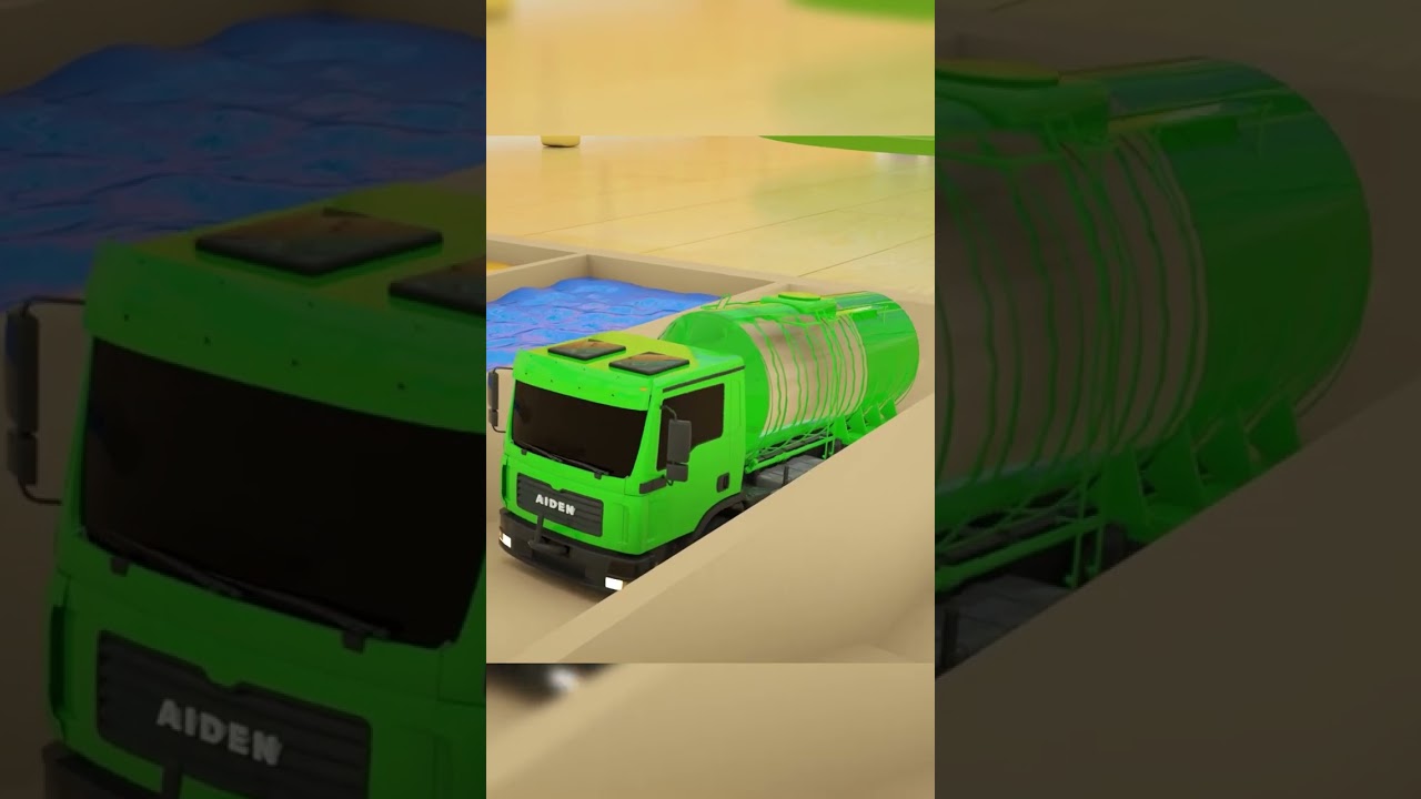 A water truck for children Kids Songs