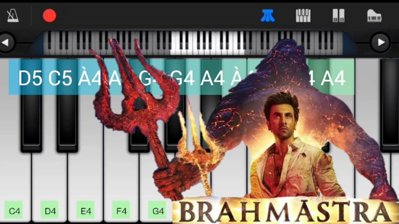 💯Brahmastra Piano Tutorial with Notes💯🎹Theme song |