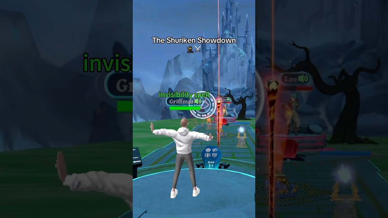 The Shuriken Showdown in War of Wizards VR