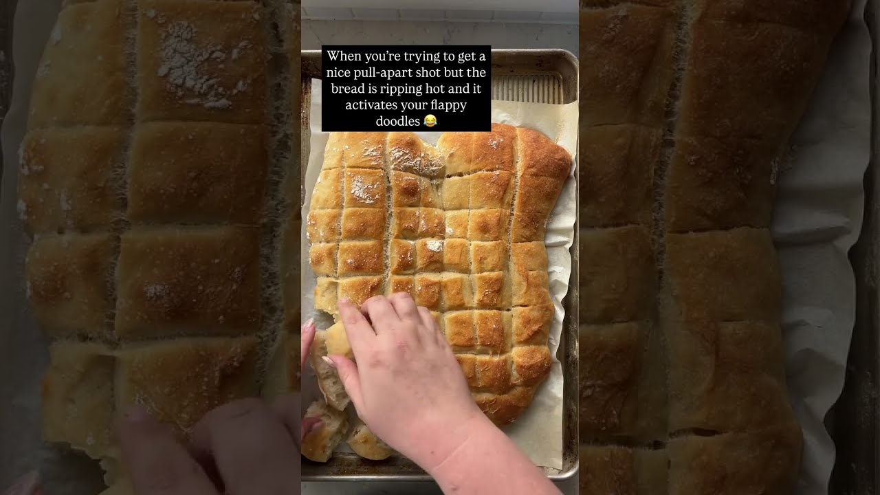 Okay but flappy doodles aside, this is a great ciabatta recipe! Link in the description. #recipe