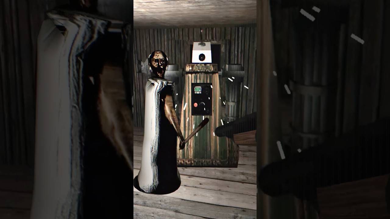 Destroying Granny's Shooting Robot in Granny 2 Reworked Major Update #gaming #horror