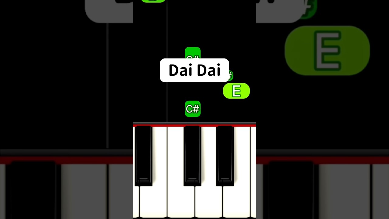 Dai Dai (Piano Tutorial) #FIFAWorldCup
