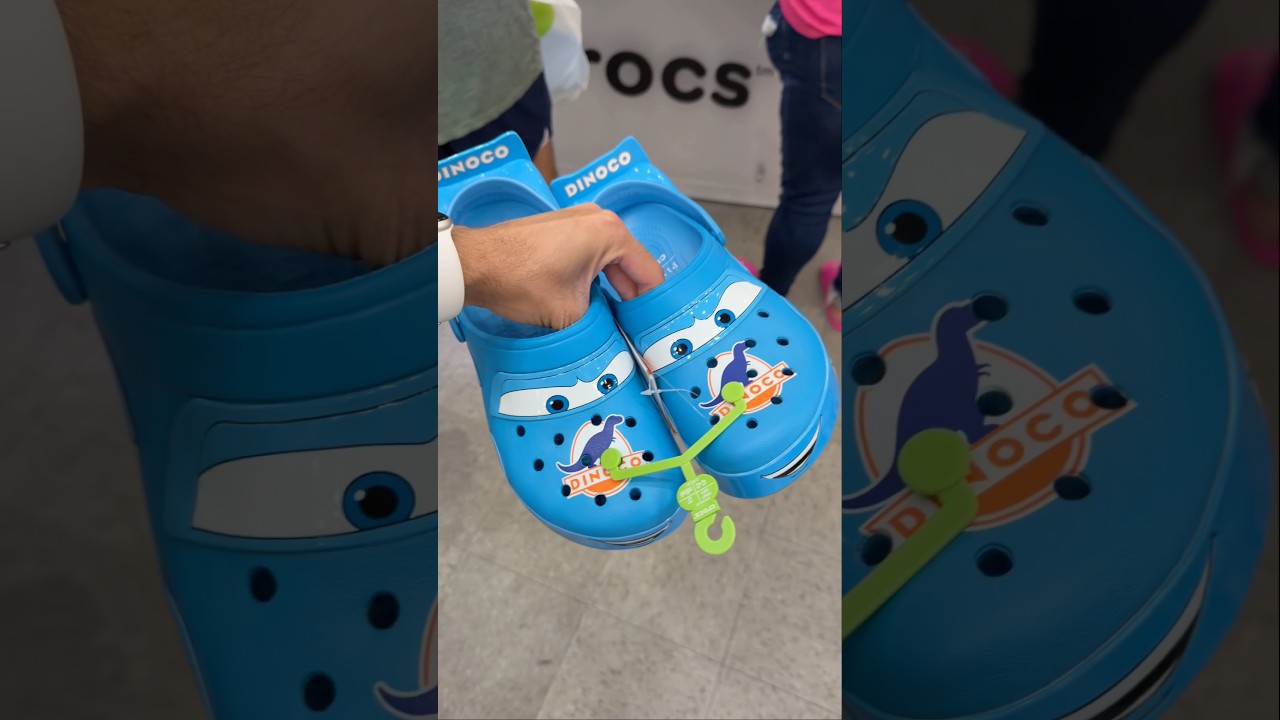 Dinoco Lightning McQueen Crocs Officially Out Now! #lightningmcqueen #disneycars #crocs #kachow