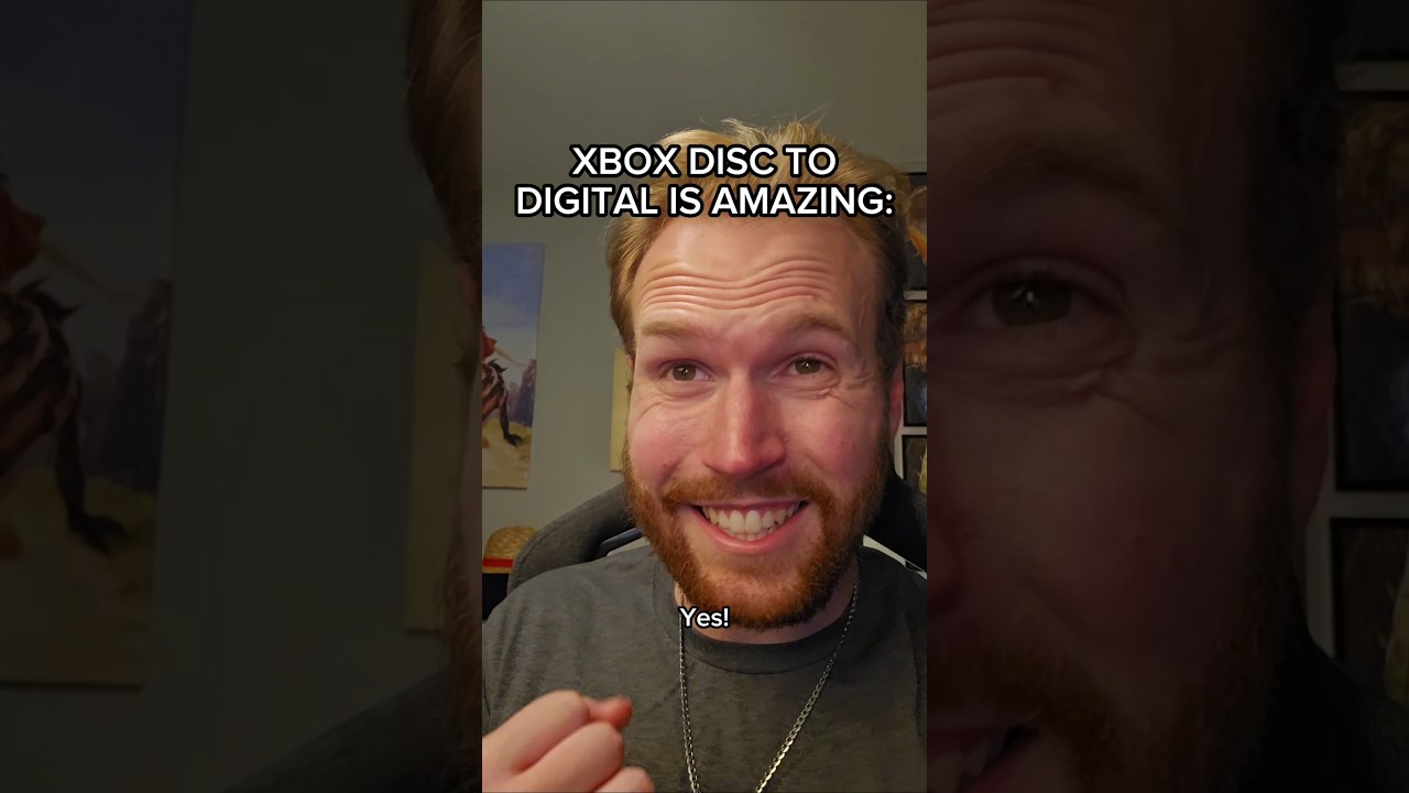 XBOX DISC TO DIGITAL IS AMAZING #shorts