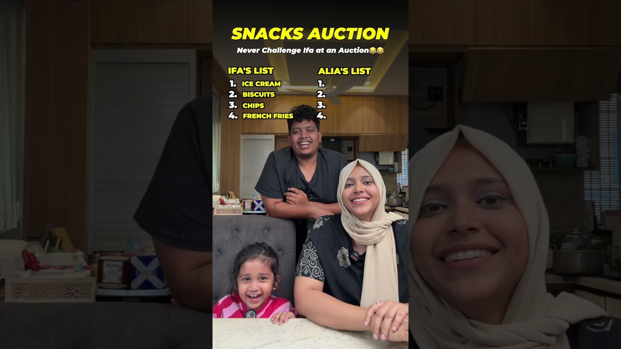 Cutest Auction Ever 😂🫶🏻Who Played well ? - Irfan's View