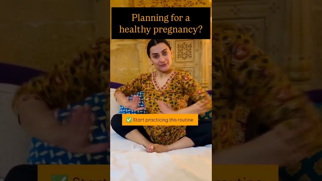 Planning for Healthy Pregnancy 🤰🏻 #yoga #fertility #pregnancy