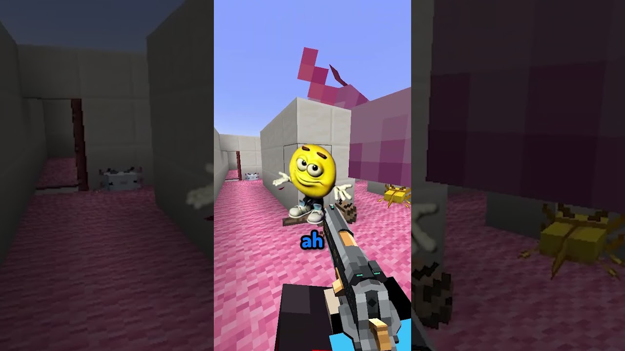 no se esforzó  #minecraft #shorts