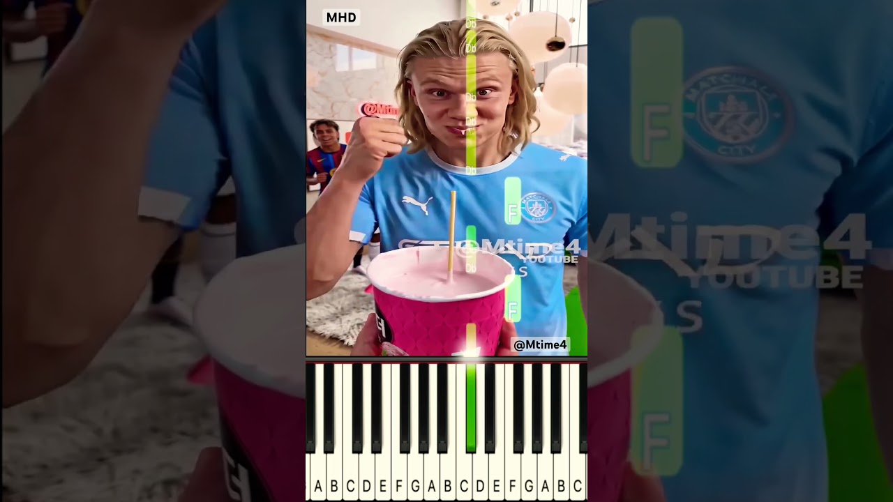 Mbappé Saved Yamal From the Spicy Surprise 🌶️🍓 - Piano #parody #football #haaland