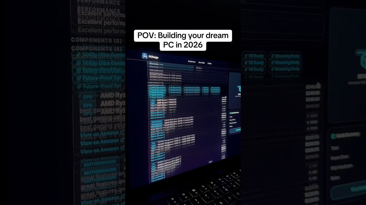 this app was crazy 🤯🤯🤯 #gamingpc #pcbuild #pcforge #pcbuilding