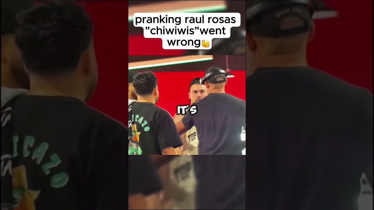 Pranking Raul Rosas Chiwiwis went wrong #shorts #pranks #funnymoments #top5 #comedy #prankgonewrong