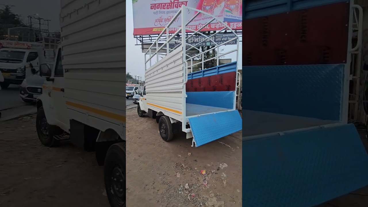 Mahindra pickup body #automobile #tempo