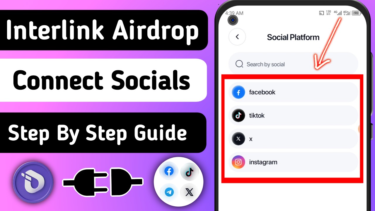 Interlink Airdrop Update: How To Connect Socials | Facebook & X guide