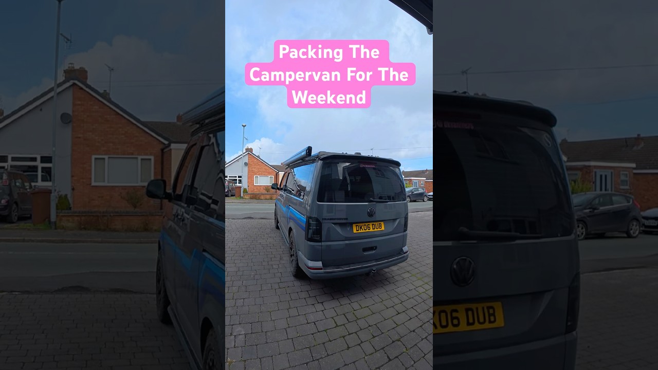Packing the VW Campervan for a Weekend Adventure 🚐 #dkvanlife #campsite #bestlife
