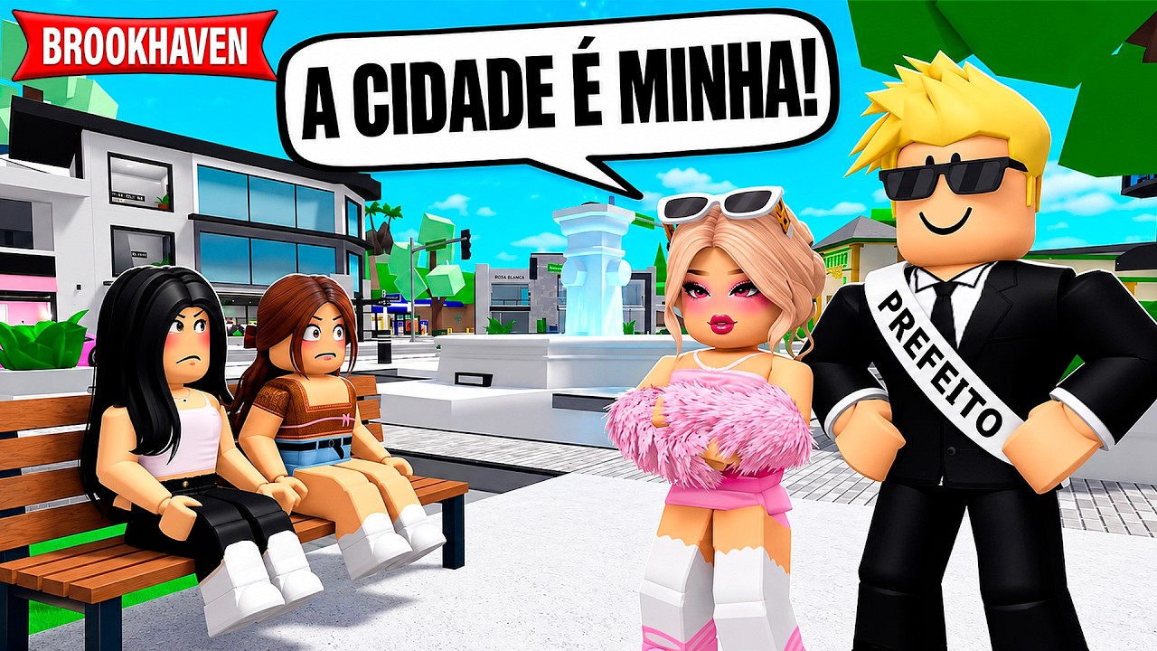A FILHA DO PREFEITO QUERIA MANDAR NO BROOKHAVEN! | Historinhas Brookhaven RP | Roblox
