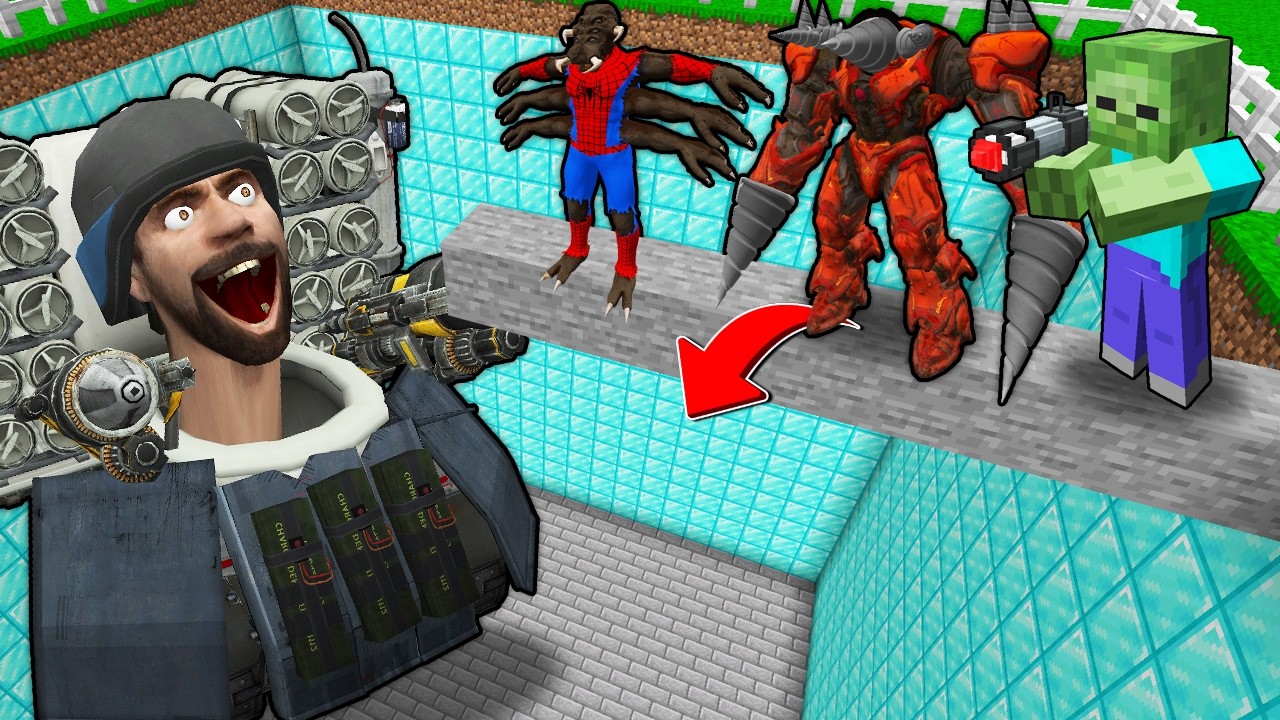 ÖLÜRSEN ASKER SKİBİDİ TUVALETİNE DÜŞERSİN! 😱 - Minecraft