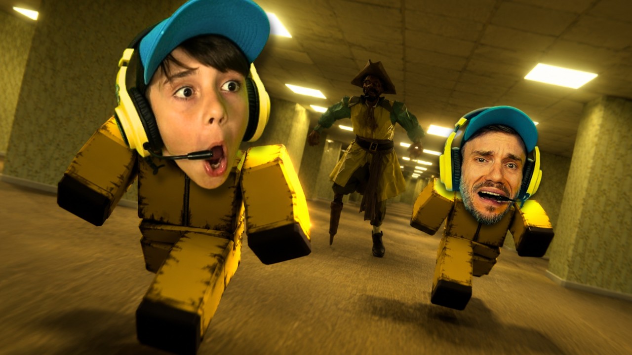 Fuga Insana no Backrooms do Roblox