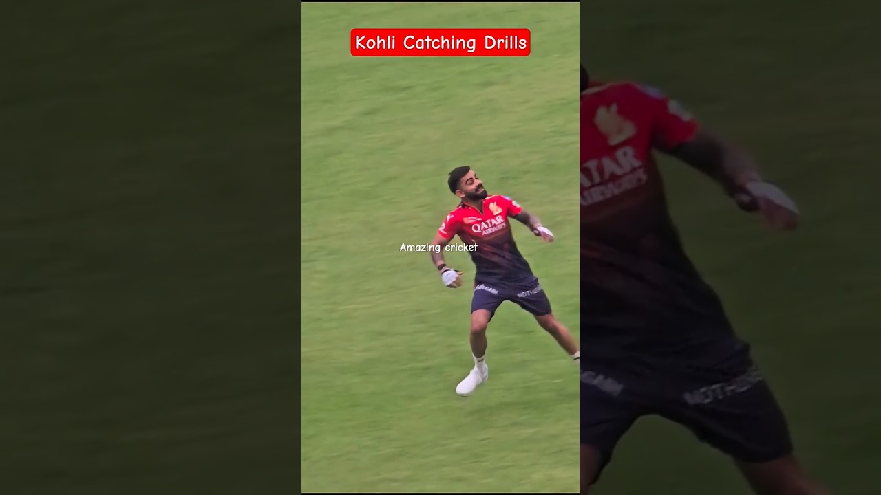 Virat Kohli Catching Drills #shorts #rcb #ipl