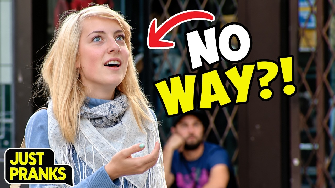 She Couldn’t Believe It 😂 | Just Pranks