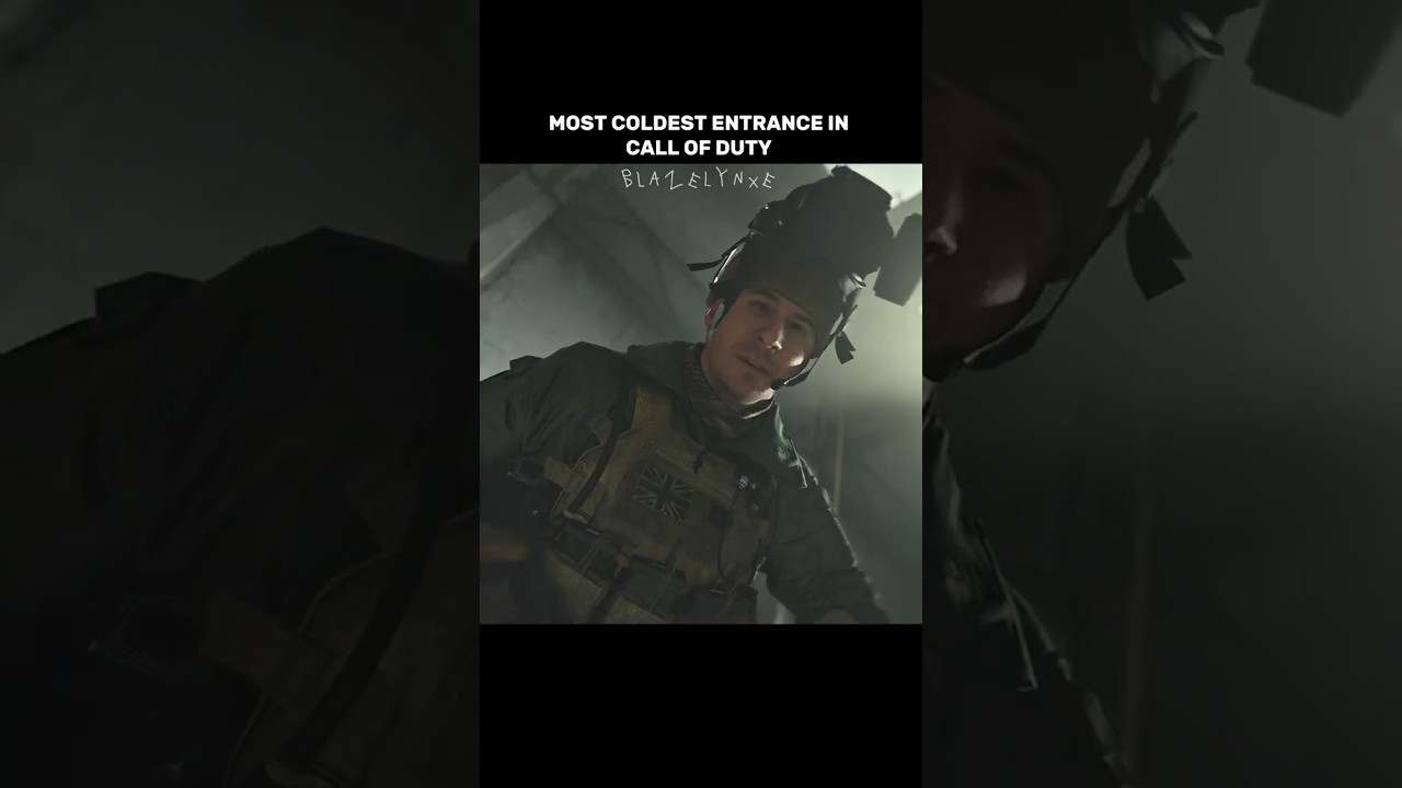 Most Coldest Entrance In Call Of Duty #callofduty #cod #modernwarfare #gaming #shorts