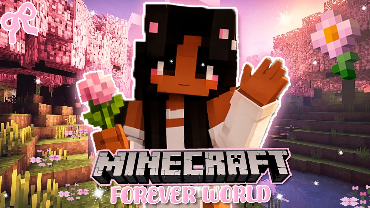 Finding a Cherry Grove, New Pets & Animal Farm! | My Cozy-ish Minecraft FOREVER World Ep. 3🌷