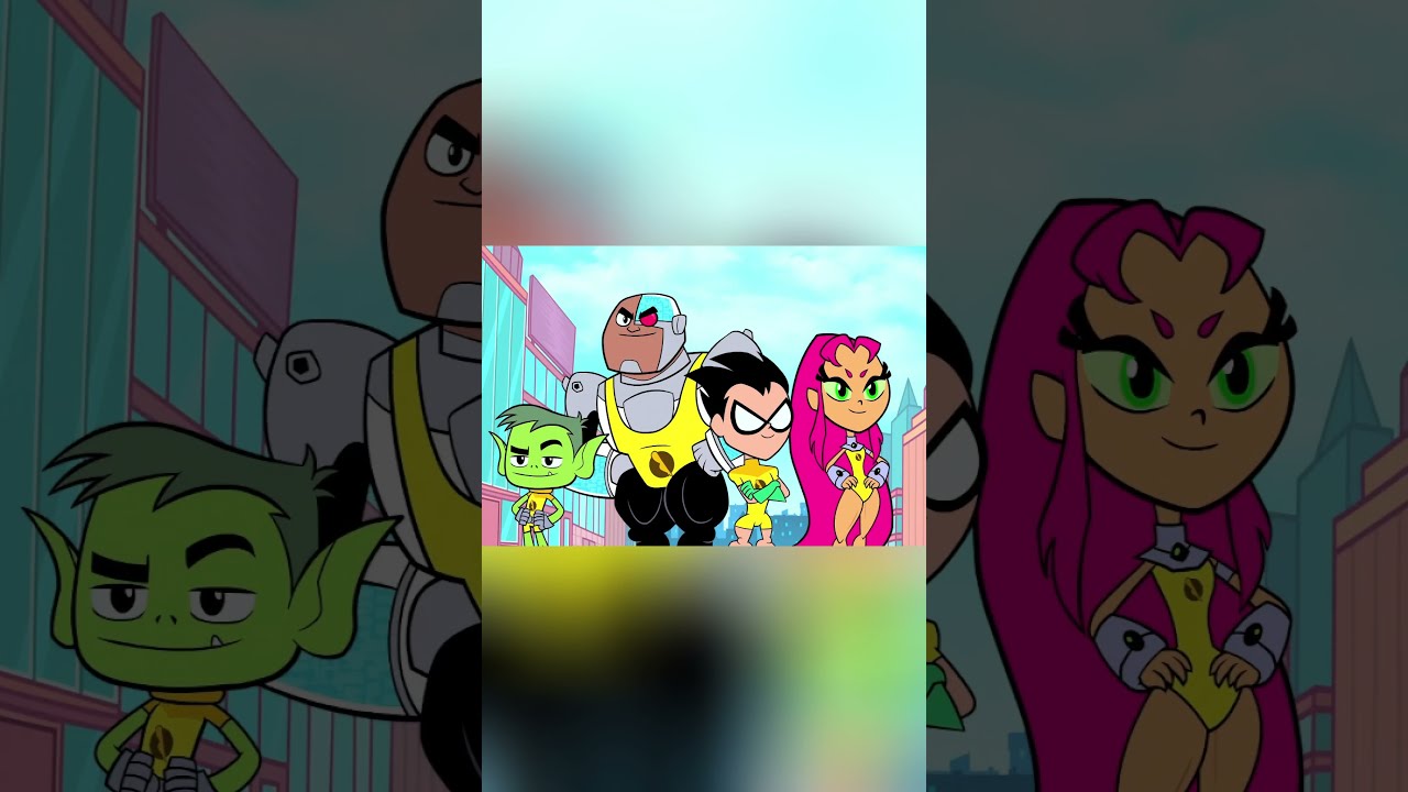 Robin & Titans get EVIL Legs! 😈 #reels #teentitansgo #funny #dc #cartoon #shorts