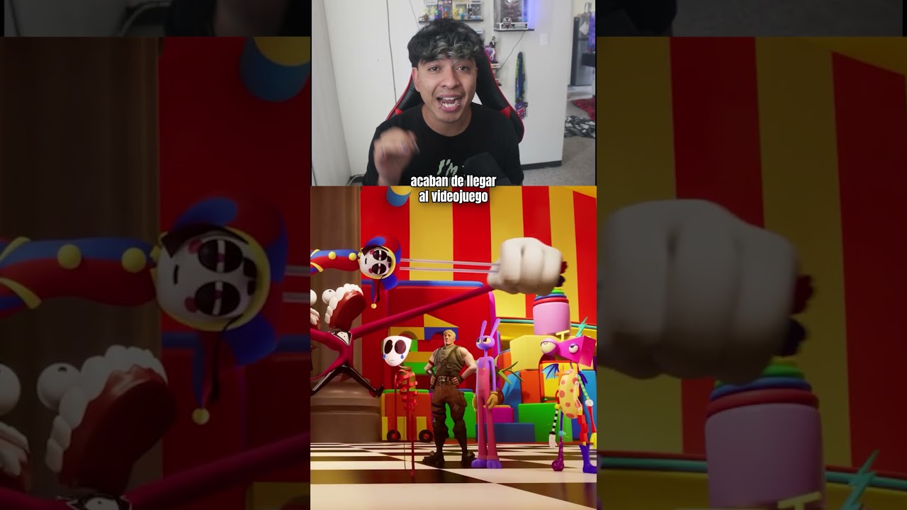 The Amazing Digital Circus llega a Fortnite 🤩 #oyegaming #fortnite #theamazingdigitalcircus