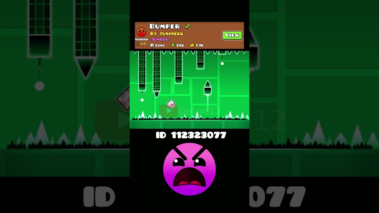 Geometry Dash Bumper run #geometrydash #gd #trending