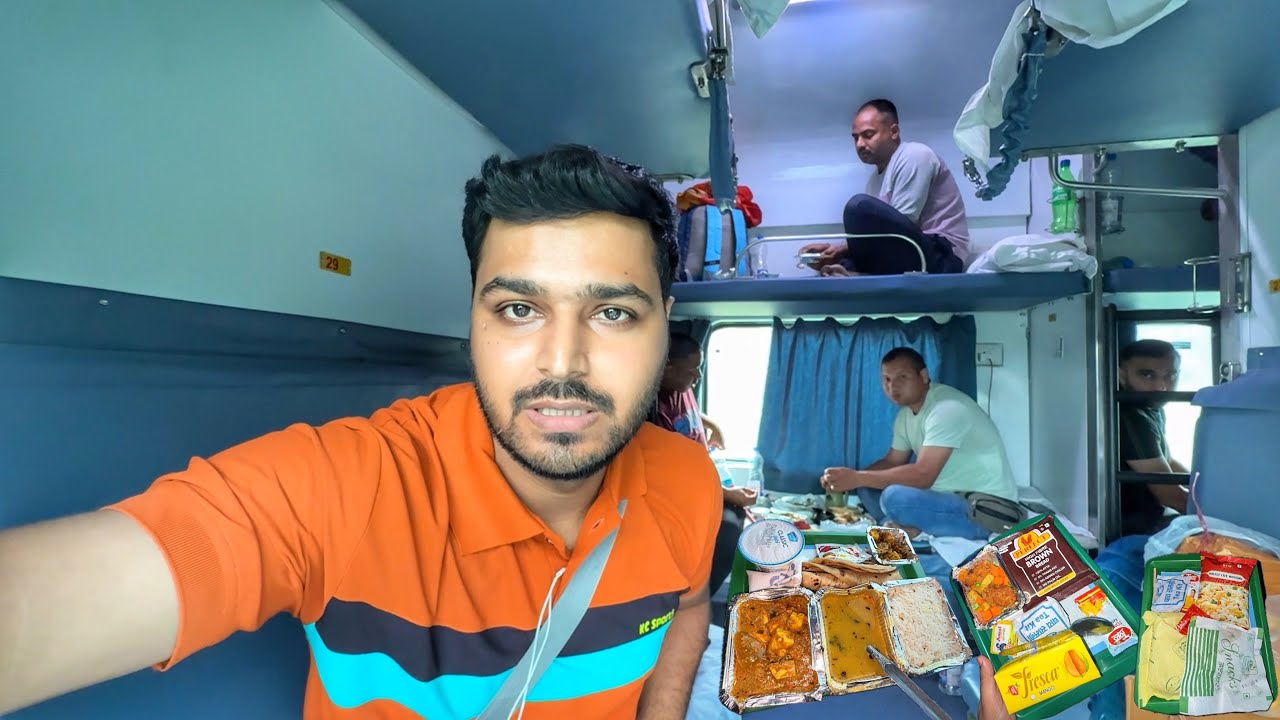 New Delhi-Dibrugarh Rajdhani Express 3AC Journey with Full food service review 