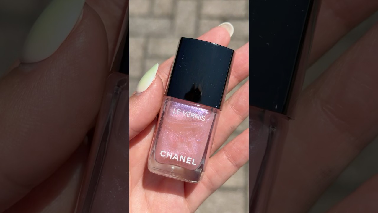 Chanel Nail Polish 421 Cristalline #new #chanelbeauty #nailpolish #swatches #luxurybeauty #nails