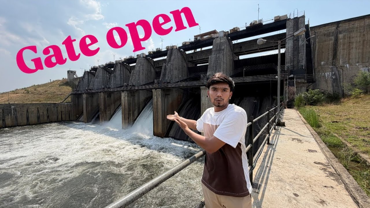 Dam ki gate khul gai#rajivsagar #dam #newthought#familyvlog #gaon #rajivsagardam #harshpushptodevlog