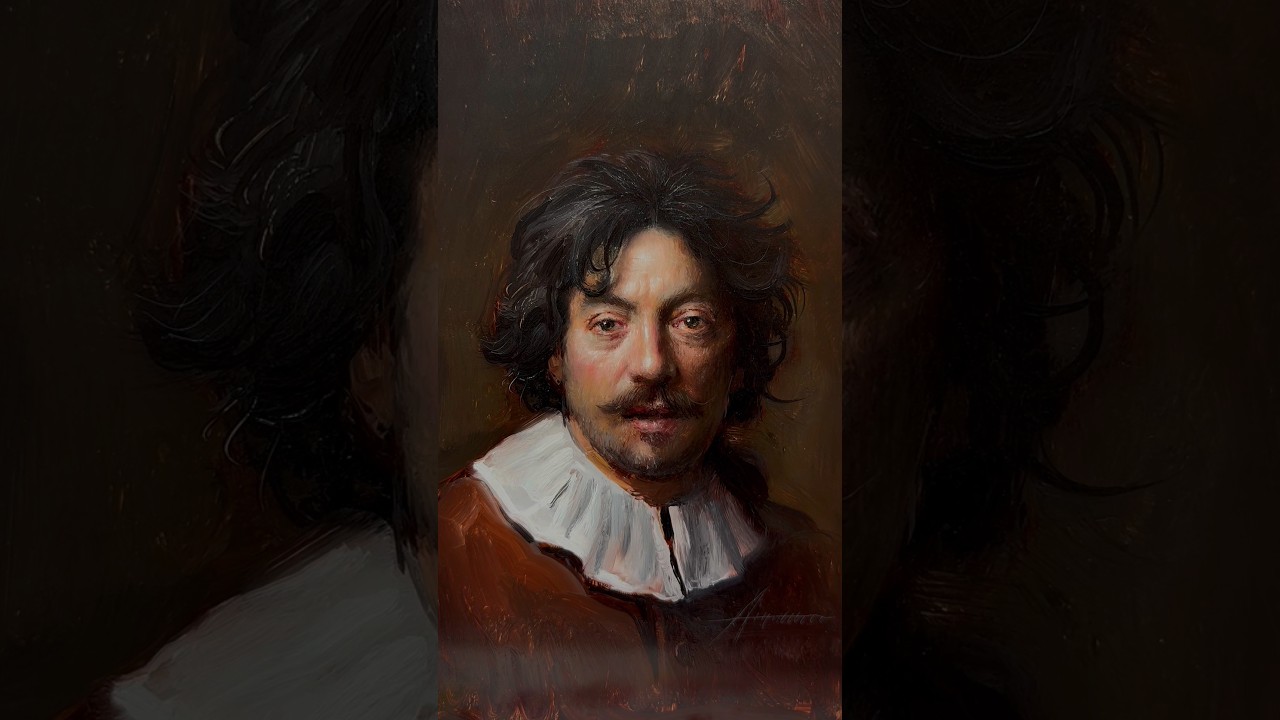 Портрет в стиле старых голландцев #art #творчество #арт