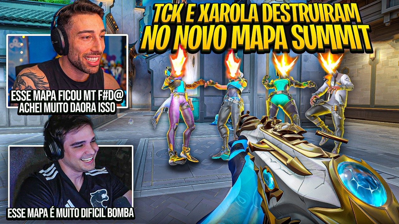 TCK E XAROLA JOGARAM A PRIMEIRA RANKED NO MAPA NOVO E JÁ DESCOBRIRAM O META PRA PERDER TODAS!
