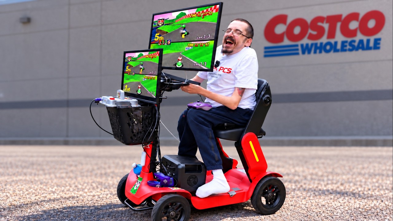 I BUILT A NINTENDO GAMING SCOOTER - ModRetro M64