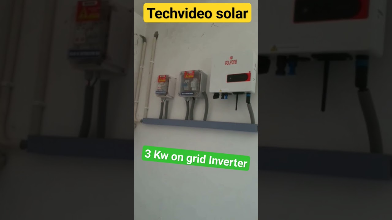 3 kw Polycab Inverter #solarsubsidy #solarpower #ongridsolar #solarplant #subsidy