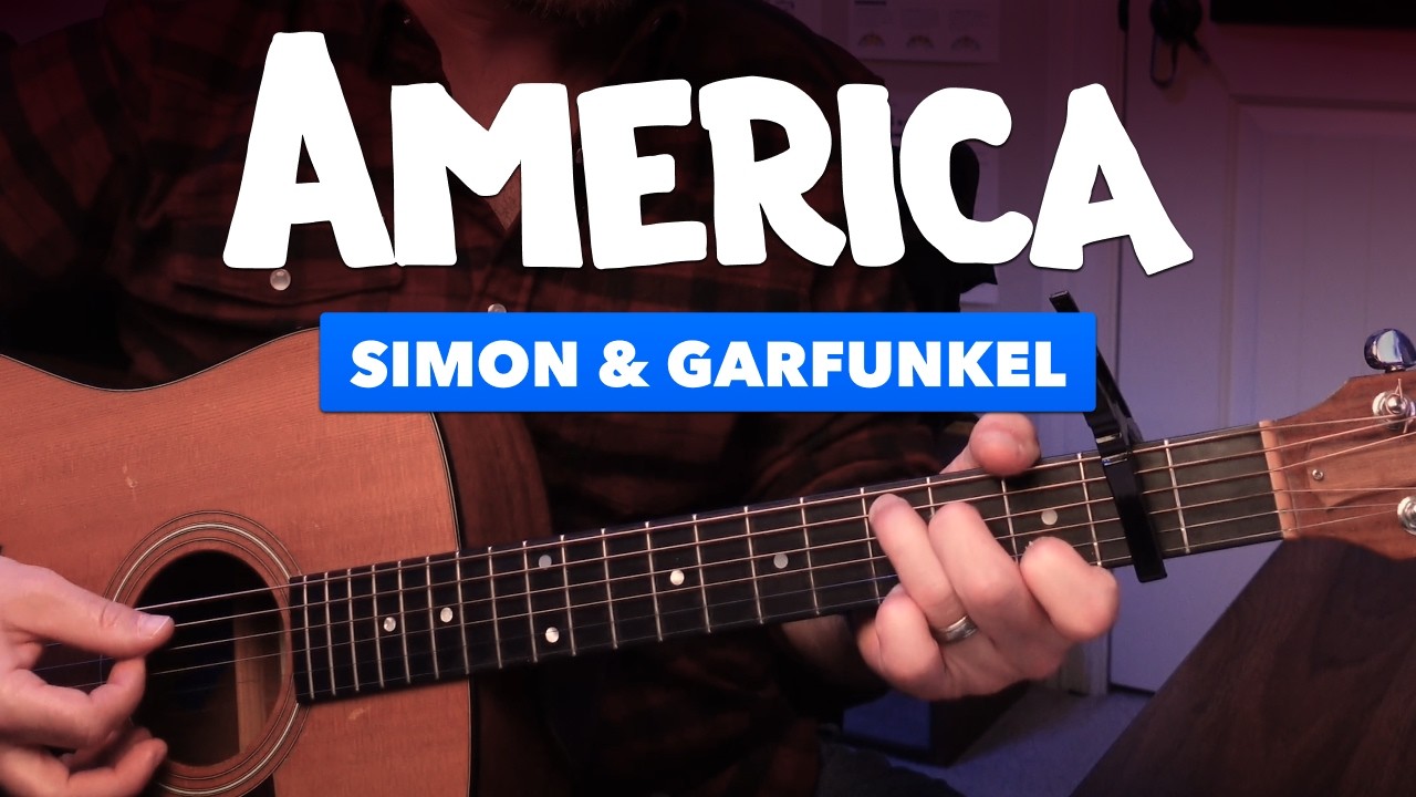 Learn to Play "America" by Simon & Garfunkel (guitar lesson with tabs)