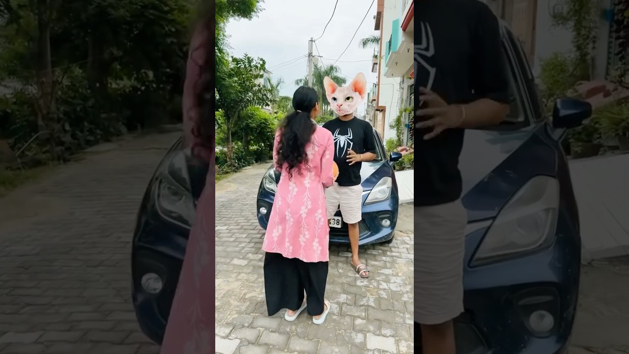 Cat ne Shivangi ke sath kya kiya #comedy #funny #shortsfeed #cutebaby #viralvideo