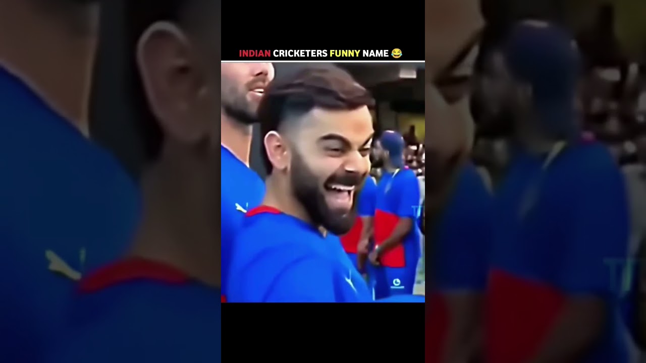 Indian Cricketer's Funny Name 😂 II #cricket #shorts
