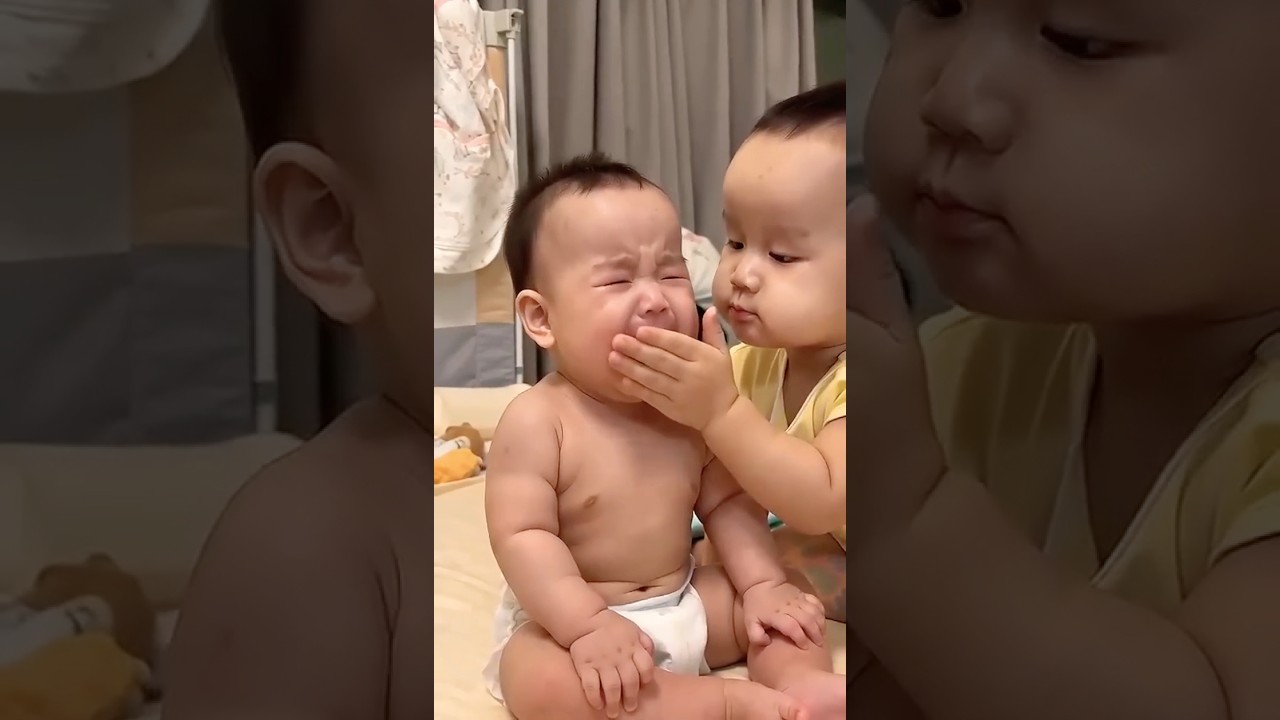 😂 Baby's Funniest Cry Ever! ❤️#Shorts #FunnyBaby #CuteBaby #BabyMoments#BabyReaction #FunnyKids