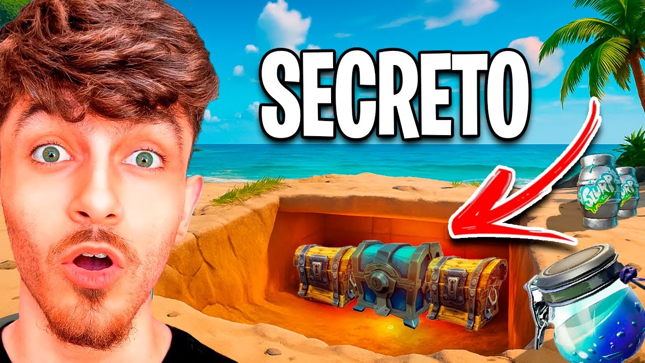 ENCONTREI UM BUNKER SECRETO NA NOVA TEMPORADA DE FORTNITE
