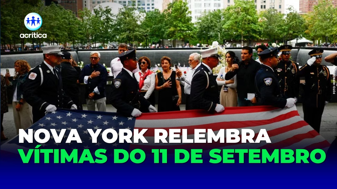 NOVA YORK HOMENAGEIA VÍTIMAS 25 ANOS APÓS O 11 DE SETEMBRO