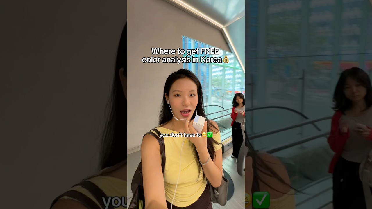 Where to get FREE personal color analysis in Korea‼️🪄