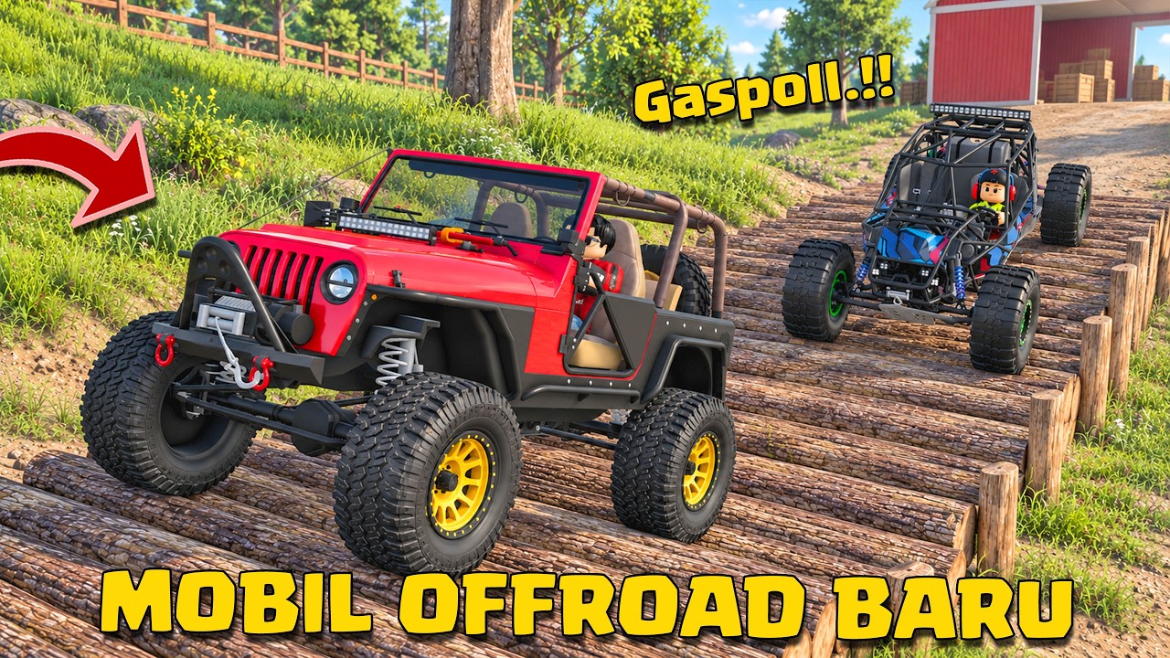 OFFROAD DIJALUR BERLUMPUR DAN JALUR KAYU DI ROBLOX