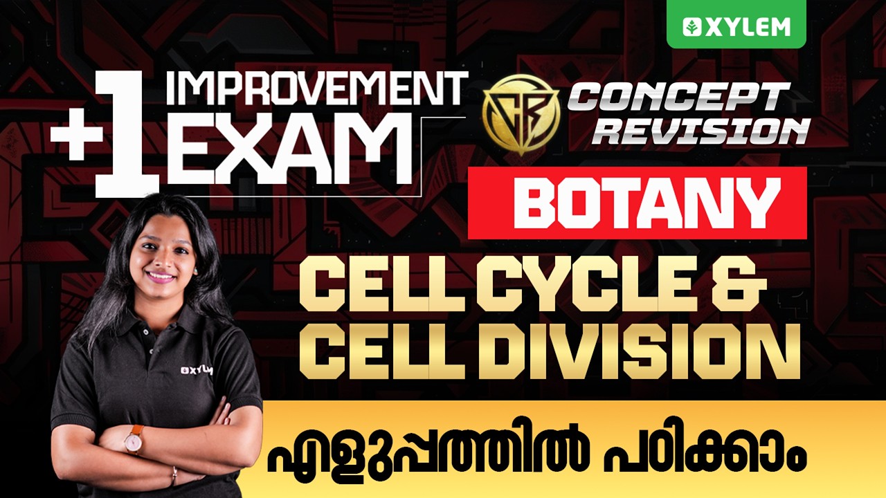 Plus One Improvement Exam | Botany | Cell Cycle & Cell Division - എളുപ്പത്തിൽ പഠിക്കാം | Xylem +2