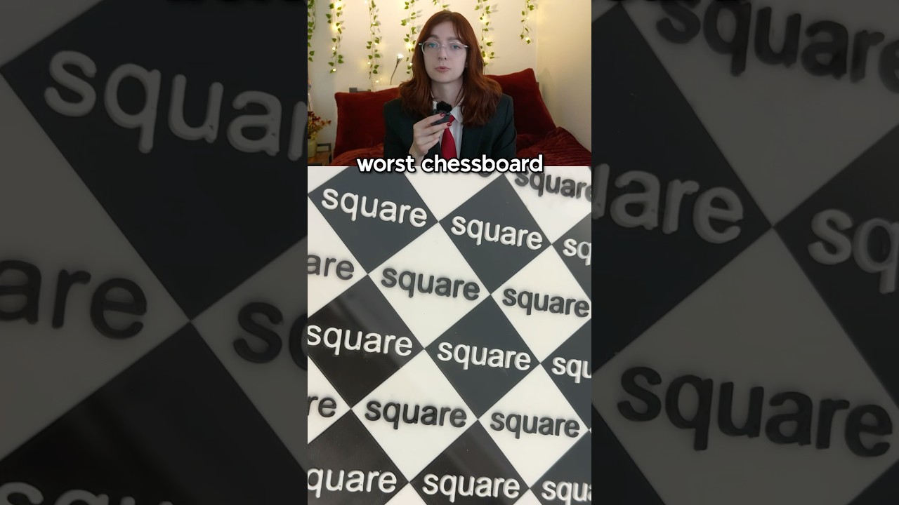 I tried to design the worst chessboard possible