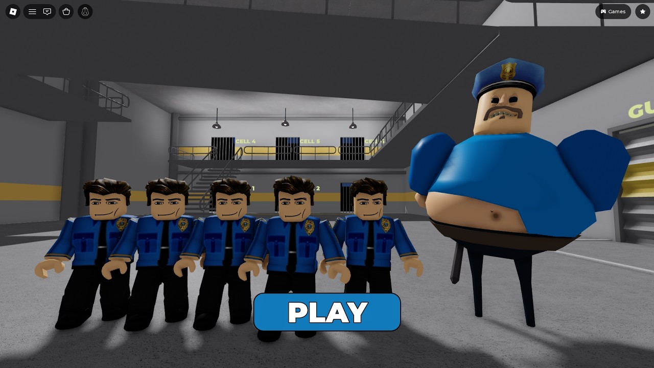 POLICE PLAYERS PRISON RUN! Obby roblox Gameplay Walkthrough No Death 4K
