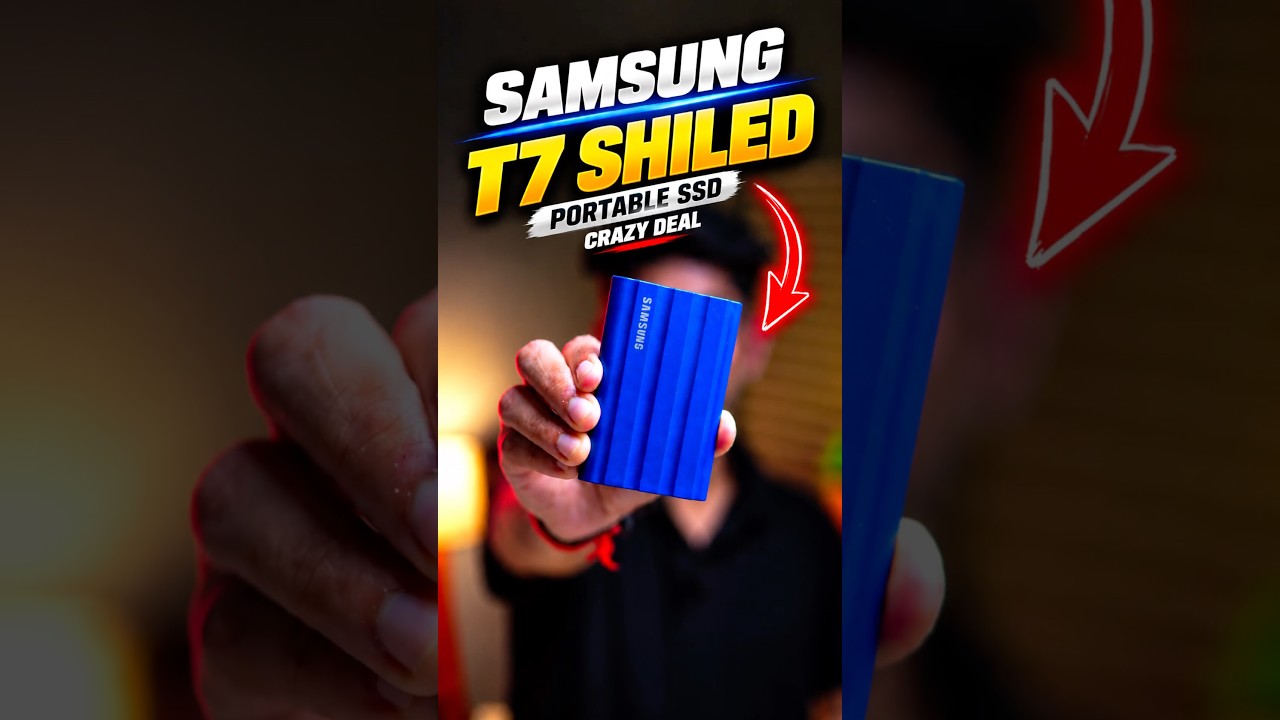 Samsung T7 Shield SSD Review | Crazy Deal In Sale 🔥