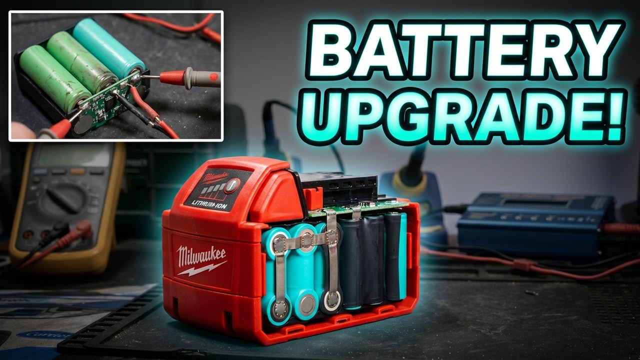 How To Upgrade a Milwaukee Battery in Minutes